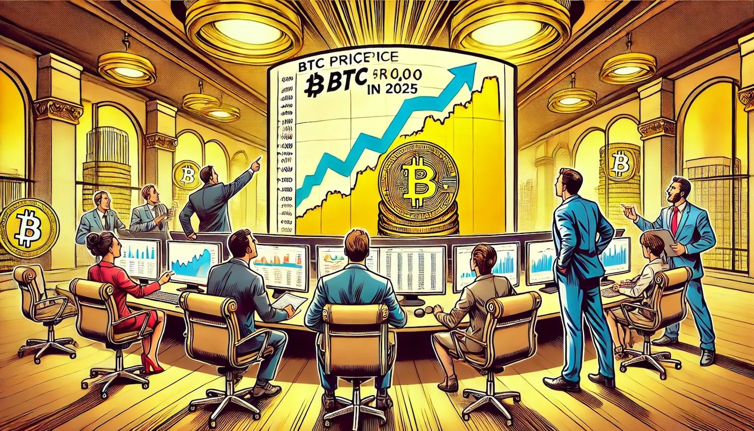 ビットコイン価格の急騰が2025年に予想される: ベテラントレーダーのピーター・ブラントが 130kから150kドルを予測