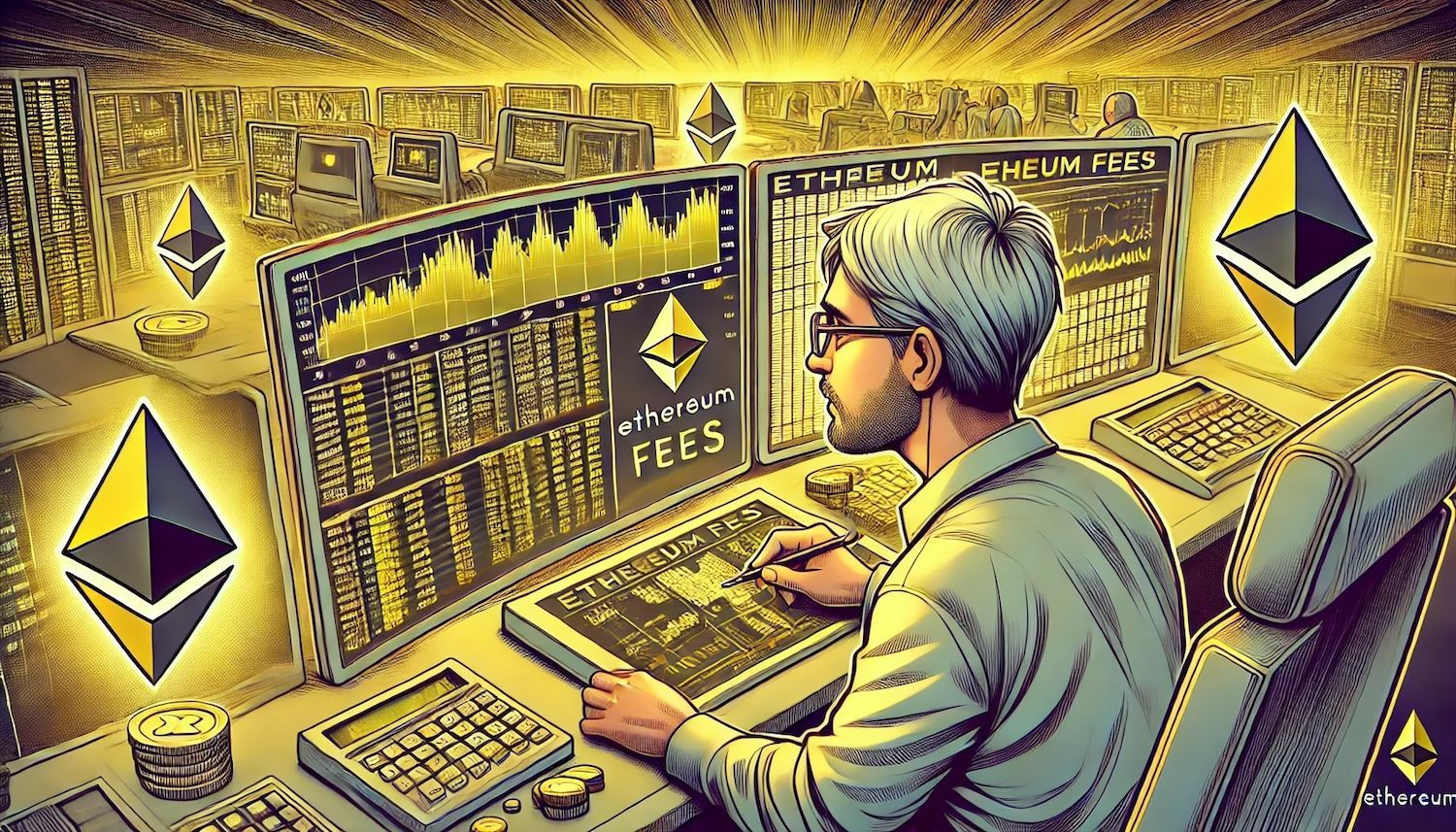 이더리움 네트워크 수수료 역사적 최저치 기록 - 분석가 | Yellow.com