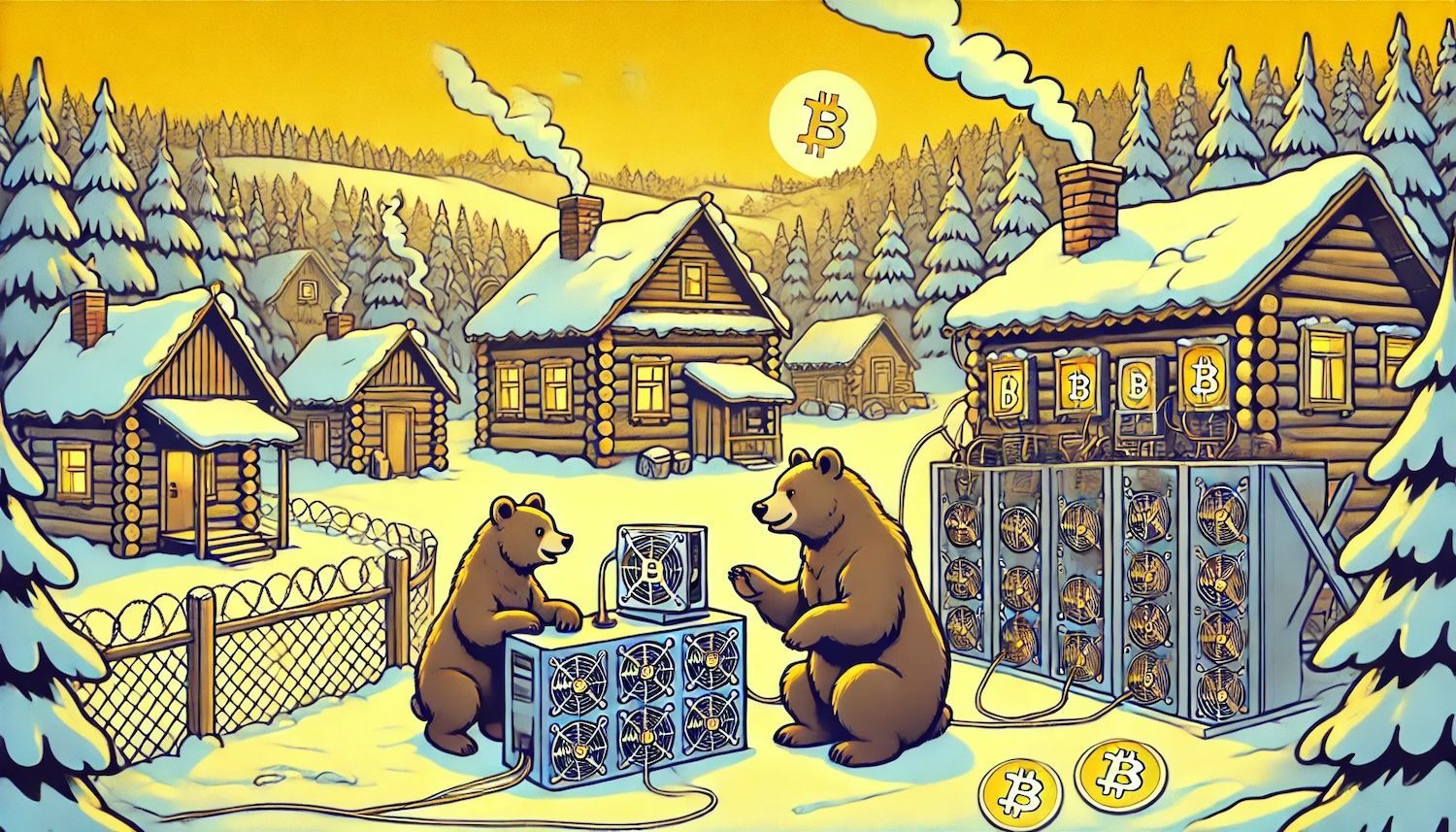 Poutine mécontent des mineurs de Bitcoin, laissant des régions entières de la Russie sans électricité