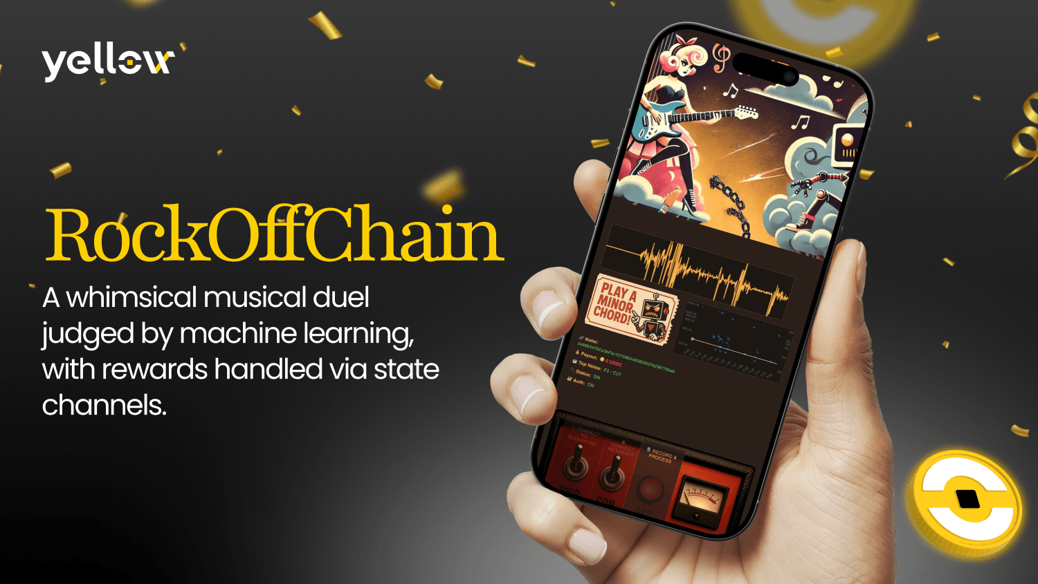 RockOffChain Gaming App Combines Blockchain Rewards With AI-Powered Musical Judging