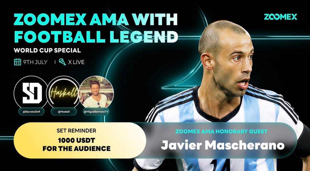 Zoomex X Space: balanço com Javier Mascherano e a mesa da Copa do Mundo