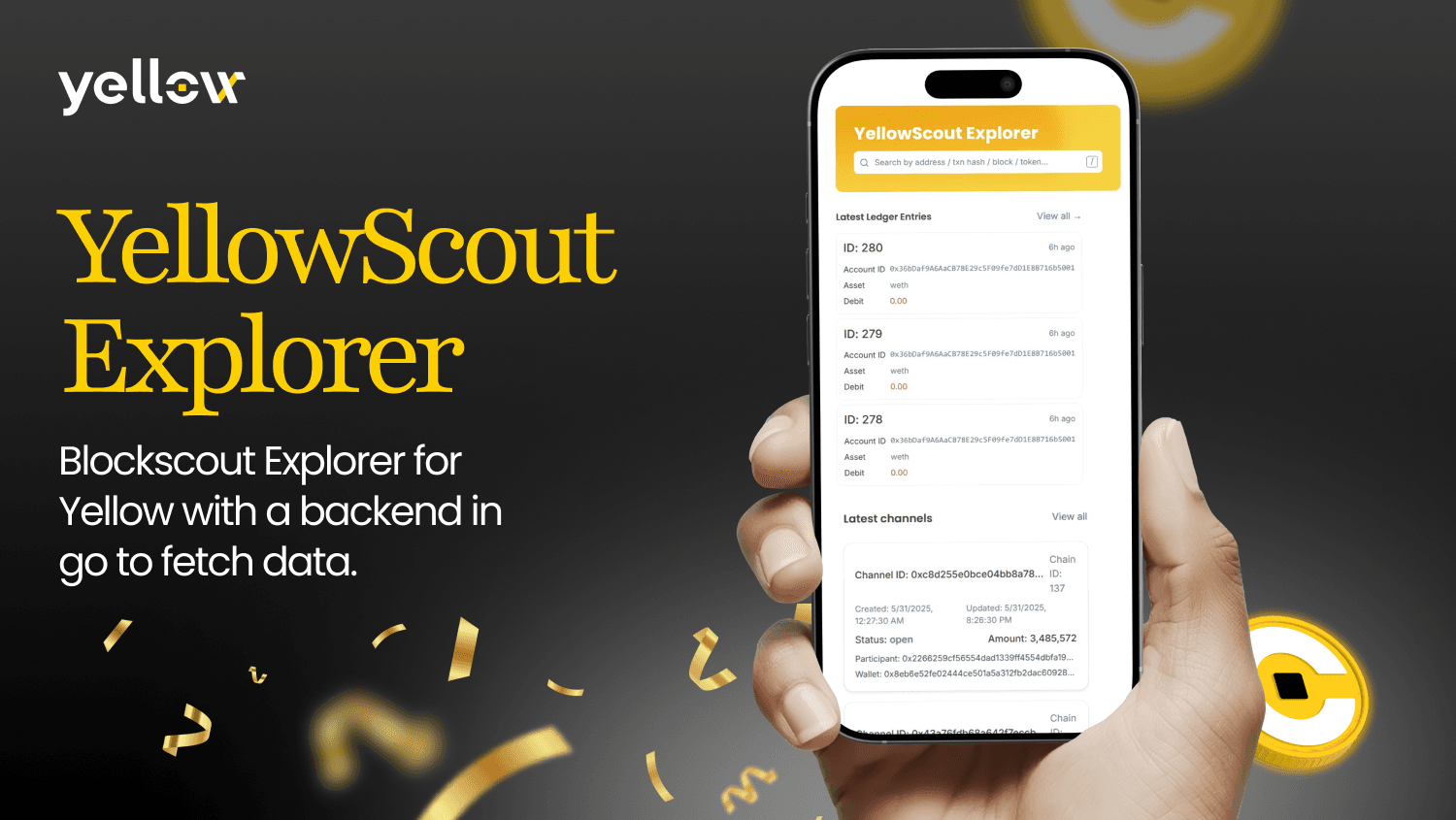 YellowScout Explorer Launches to Provide Real-Time State Channel Activity Across EVM Chains