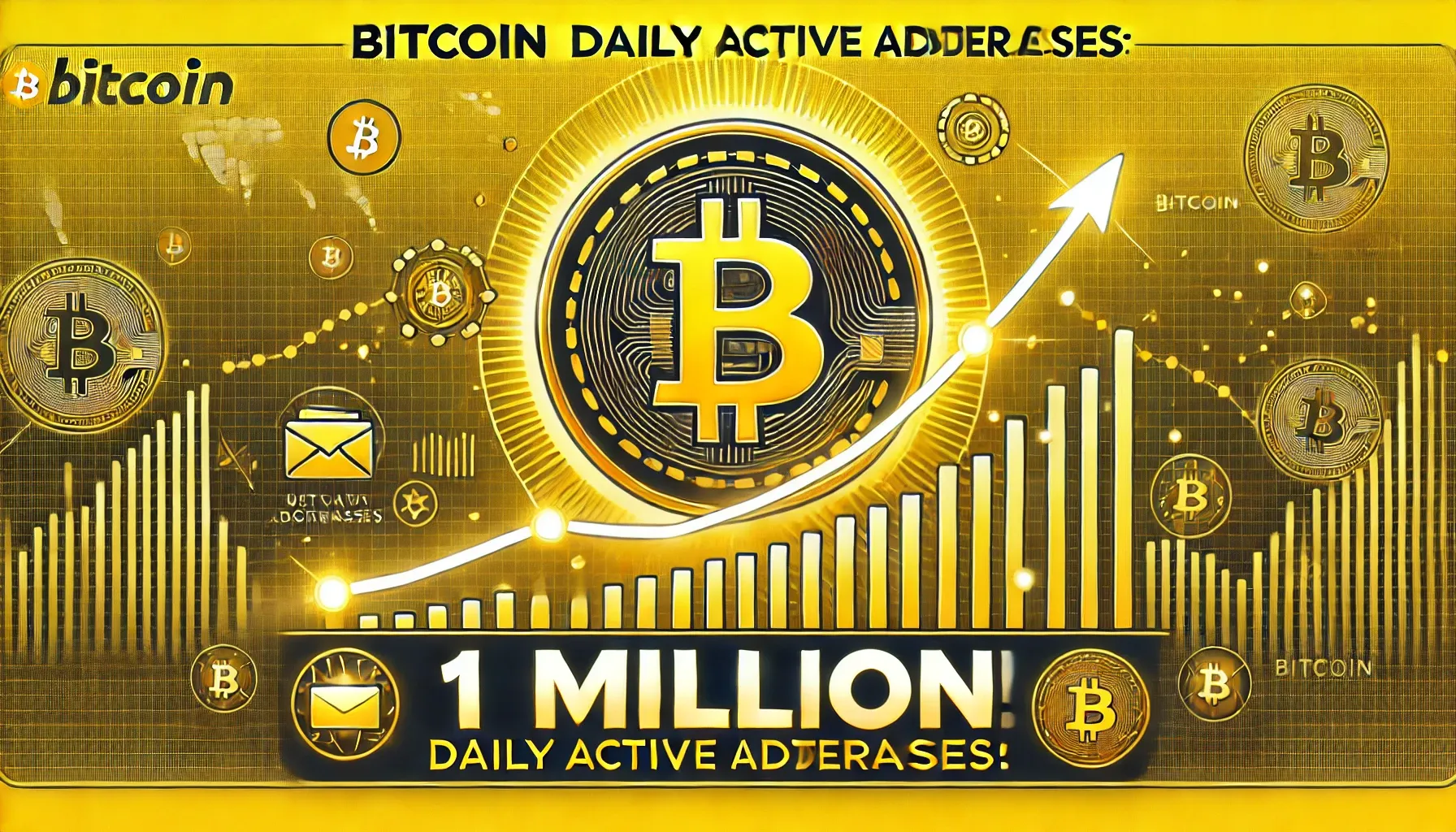 비트코인, 2021년 상승장을 연상시키며 100만 일일 활성 주소에 근접 | Yellow.com