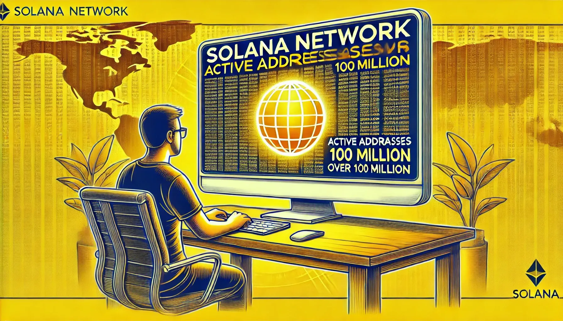 솔라나 네트워크 활성 주소 수, 30% 급증 | Yellow.com