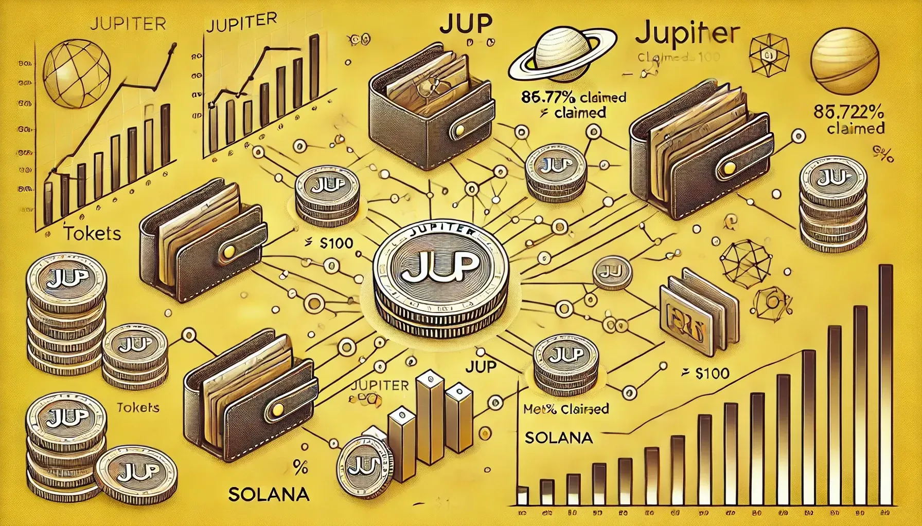 持有者将木星代币分散到更小的钱包中，大多数ASR 声称少于$10 | Yellow.com