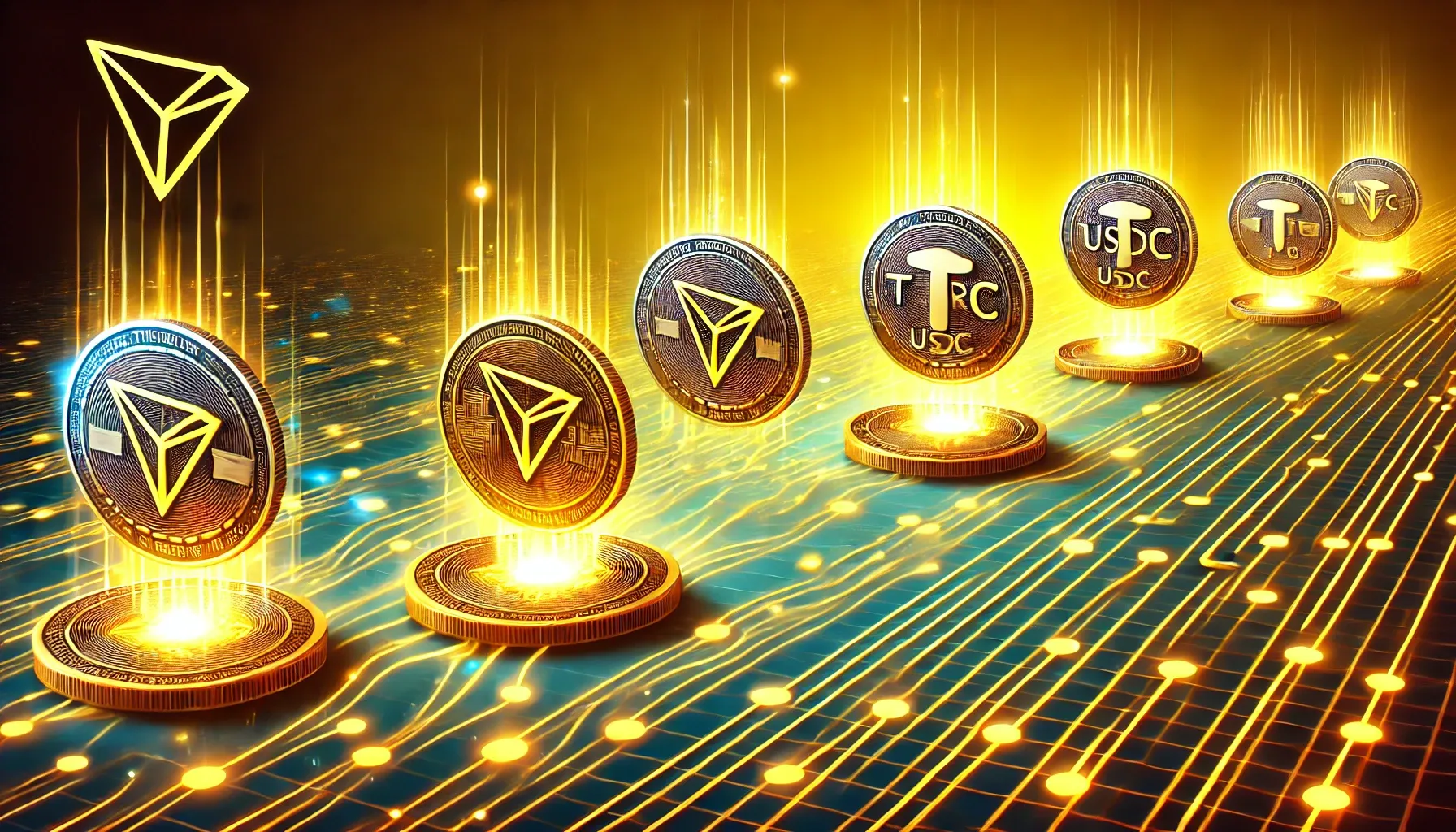 TRON 전송량이 연간 1900% 증가 | Yellow.com