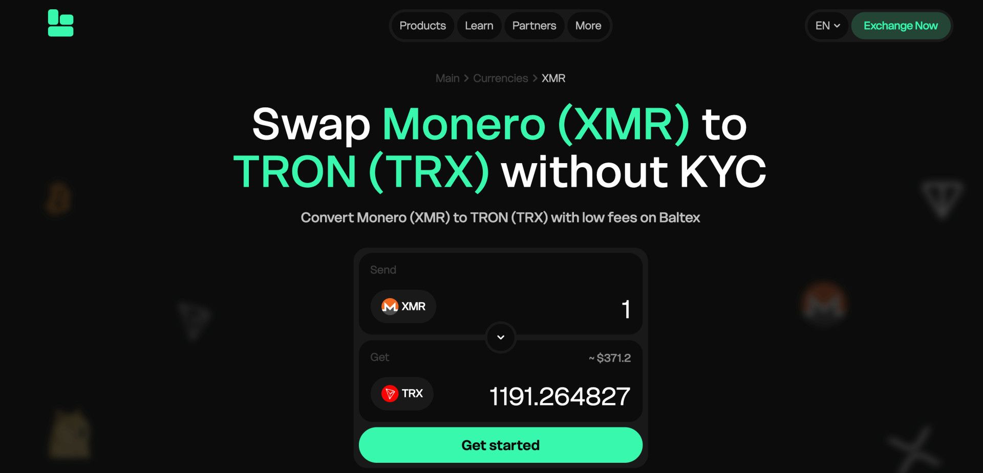 desktop-baltex-kondigt-xmr-naar-trx-swaps-aan-die-nu-in-slechts-20-minuten-kunnen-worden-afgerond
