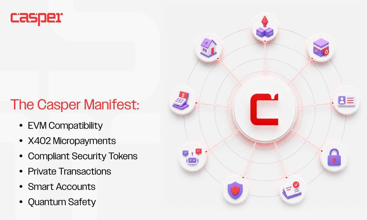 Casper Network Menerbitkan Casper Manifest, Peta Jalan Multi-Tahun untuk Mendukung Aset Dunia Nyata Teregulasi dan Ekonomi Mesin