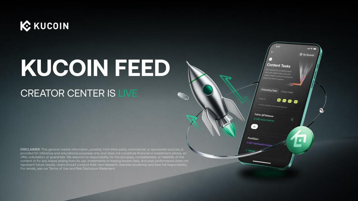 KuCoin 피드, 활발한 참여와 크리에이터 기여를 보상하는 3.0 출시