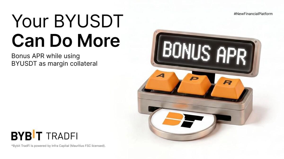 BYUSDT jetzt als Sicherheiten auf Bybit TradFi verfügbar und erschließt doppeltes Ertragspotenzial