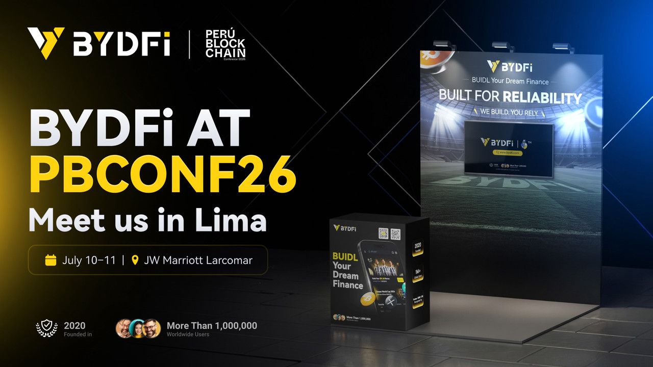 منصة BYDFi تشارك في مؤتمر البلوكشين في بيرو 2026 وتعمّق حضورها داخل مجتمع الويب 3 في أمريكا اللاتينية